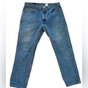 Vintage Levis 512 Jeans Men 36x30 (33x26) Slim Fit Blue Denim Made In USA Y2K